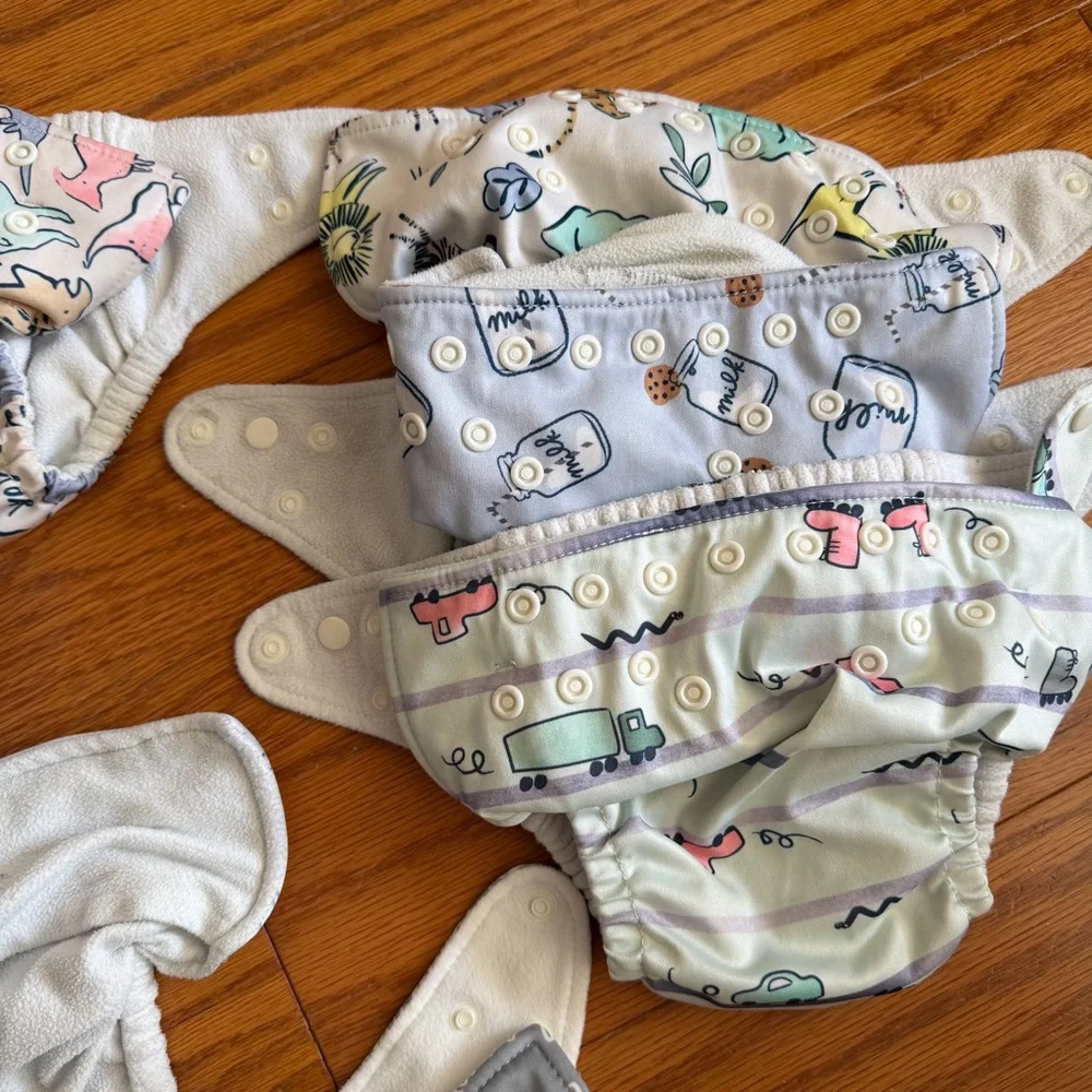 Pampers Pure Reusable Cloth Hybrid Diaper Cover Diapers Mixed Prints Designs
